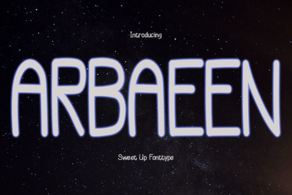Arbaeen: A Modern Handwritten Font for Web Design