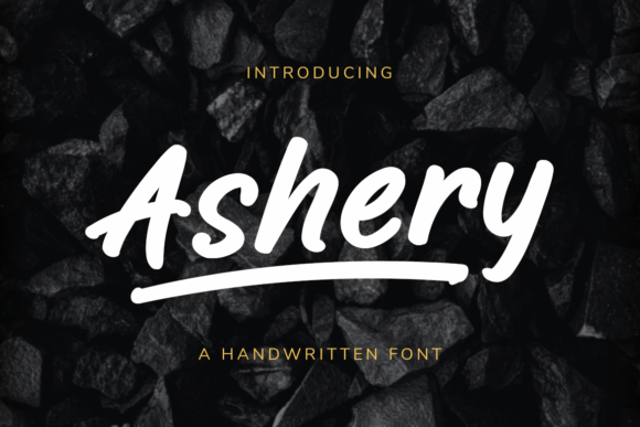 Ashery: A Bold Handwritten Font for Branding