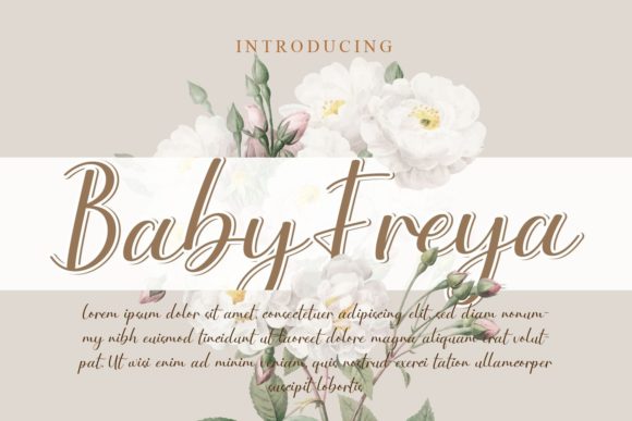 Baby Freya: A Handwritten Font for Campaigns