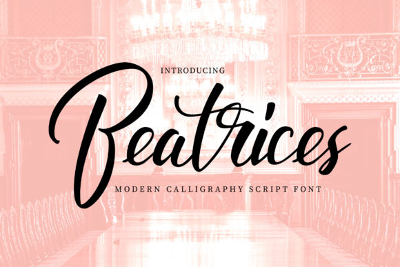 Beatrices: A Romantic Script Font for Crafters