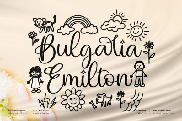 Bulgaria Emilton: A Premium Script Font for Business