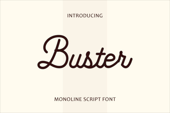 Buster: A Vintage Handwritten Font for Your Brand