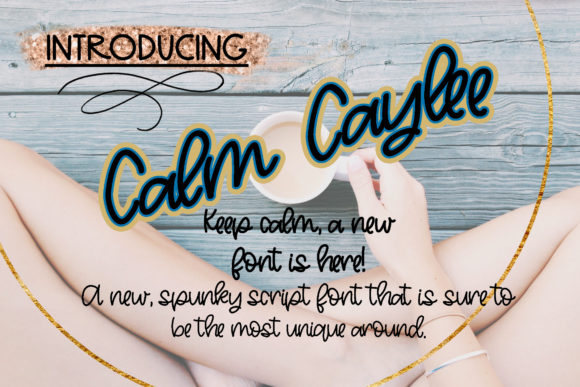 Calm Caylee: A Handwritten Font for Polished Branding