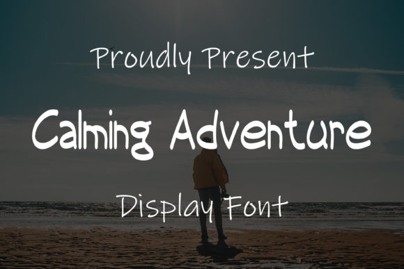 Calming Adventure: A Handwritten Font for Modern Web Design