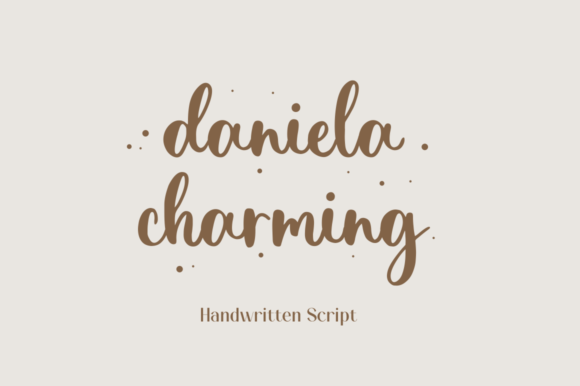 Daniela Charming: A Delicate Script Font for Crafters