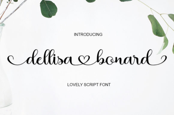 Dellisa Bonard: A Premium Script Font for Branding
