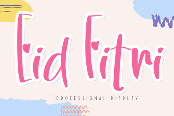 Eid Fitri: A Modern Handwritten Font for Campaigns
