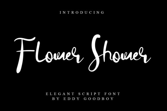 Flower Shower: A Chic Handwritten Font for Campaigns