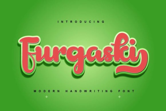 Furgaski: A Curved Handwritten Font for Web Design