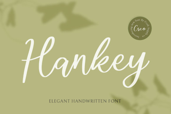 Hankey: A Bold Handwritten Font for Web Design