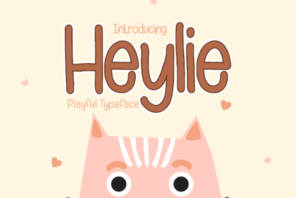 Heylie: A Neat Handwritten Font for Crafters