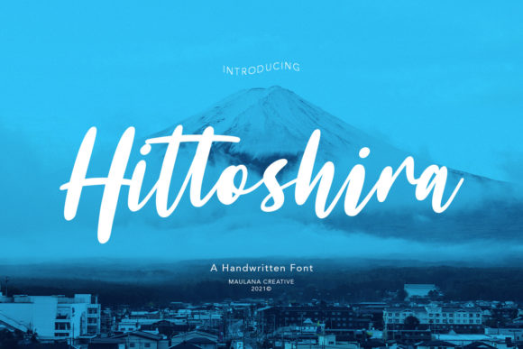 Hittoshira: A Luxurious Script Font for Editorial Design