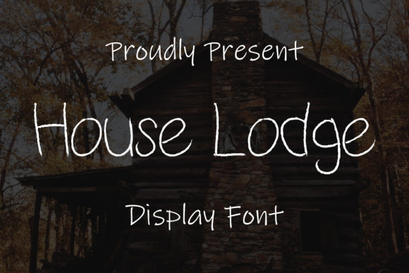 House Lodge: A Handwritten Font for Makers