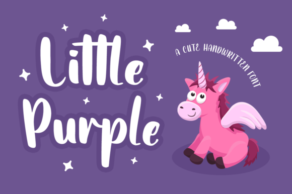 Little Purple: A Friendly Handwritten Font for Campaigns