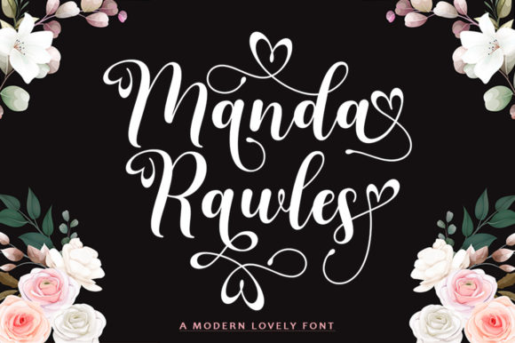 Manda Rawles: A Dazzling Script Font for Editors
