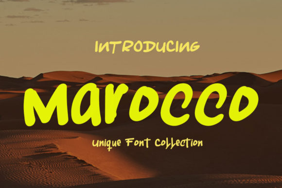 Marocco: A Playful Handwritten Font for Campaigns