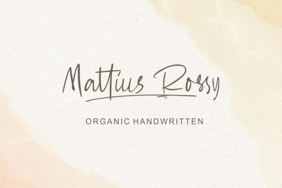 MAttius Rossy: A Charming Script Font for Web Design