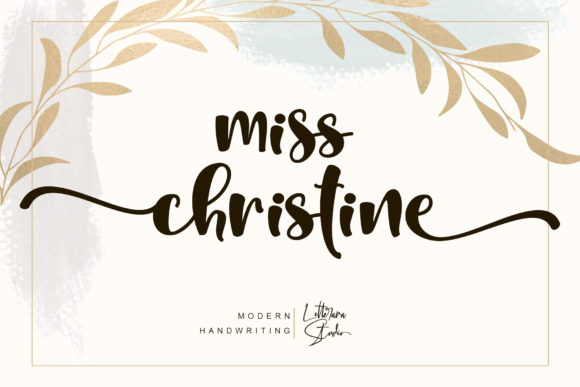 Miss Christine: A Timeless Handwritten Font for Editors