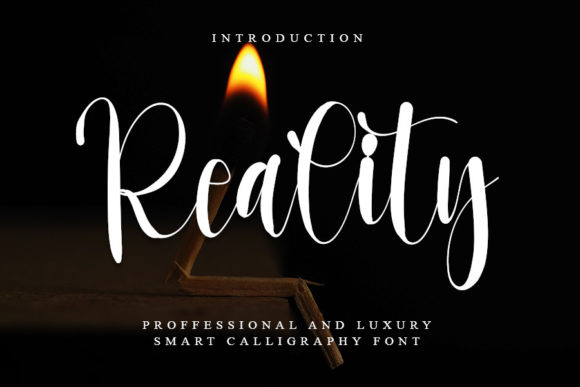 Reality: A Sophisticated Script Font for Editorial Design