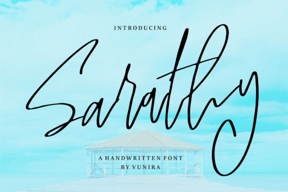 Sarathy: A Sophisticated Script Font for Editorial Design