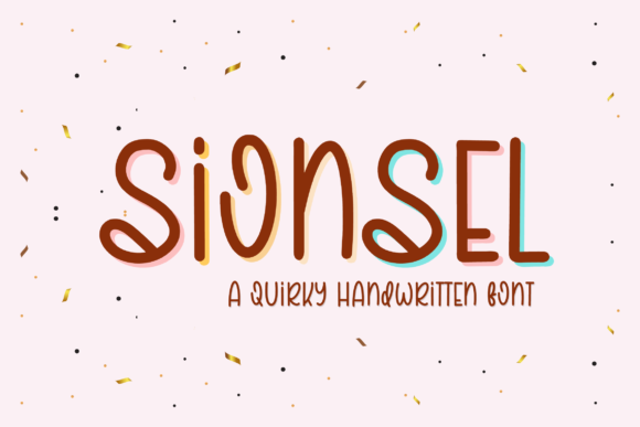 Sionsel: A Charming Handwritten Font for Crafters
