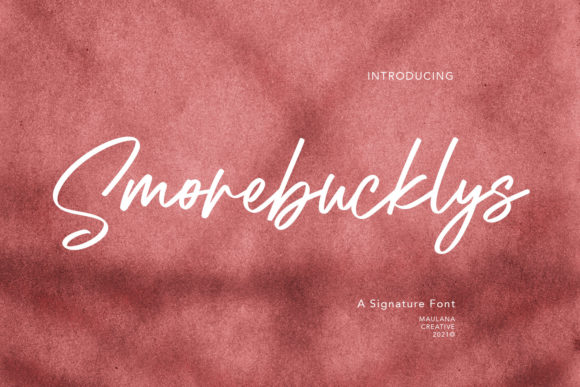 Smorebucklys: A Premium Script Font for Editorial Design