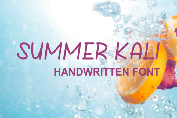 Summer Kali: The Perfect Handwritten Font for Campaigns