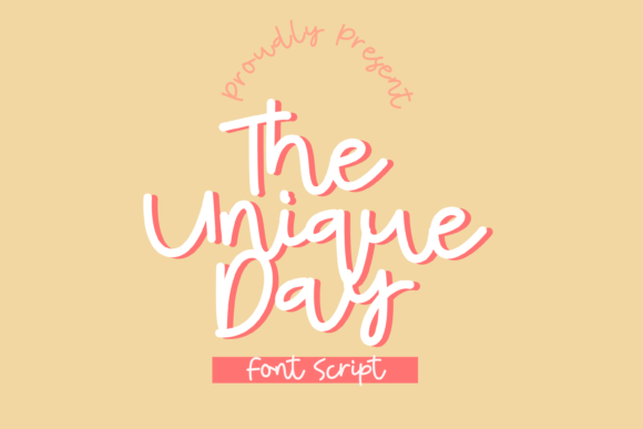 The Unique Day: A Whimsical Script Font for Web Design