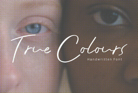 True Colours: A Handwritten Font for Elegant Editorial Design