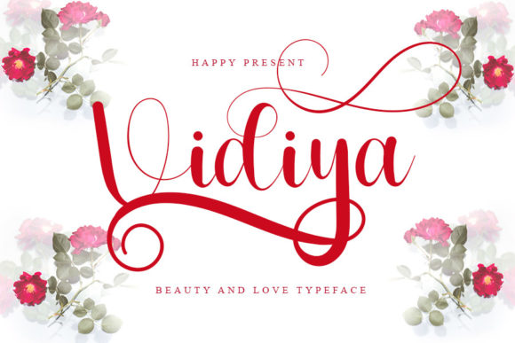 Vidiya: A Chic Script Font for Crafters