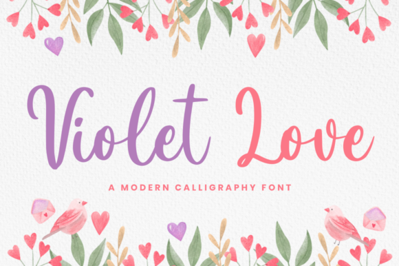 Violet Love: A Premium Script Font for Campaigns