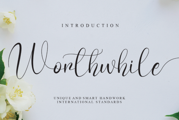 Worthwhile: A Handwritten Font for Your Brand